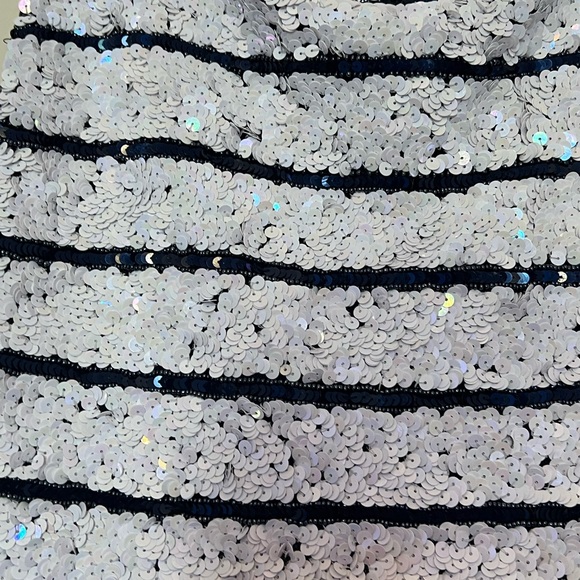 Gryphon Striped Sequin Miniskirt Size S - Picture 2 of 6